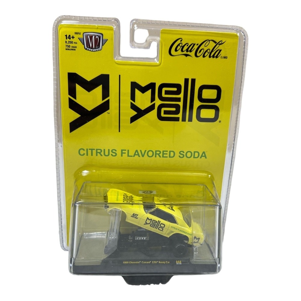 M2 Machines Coca-Cola 1969 Chevrolet Camaro SS Mello Yello Die-Cast 1:64